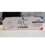 4C CE283A Black Toner Cartridge – High Yield, OEM Compatible, Genuine Replacement for Printers, High Yield, Vivid Color Output